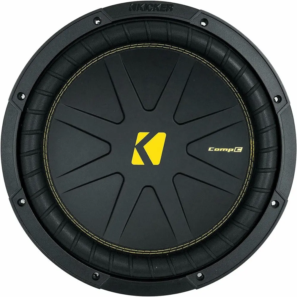 Kicker 50Cwcs124 Compc 12" Subwoofer, Single Voice Coil, 4-Ohm, 300W 1
