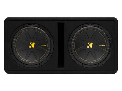 Kicker 50Dcwc122 Compc 12" Dual Loaded Subwoofer In Vented Enclosure 1