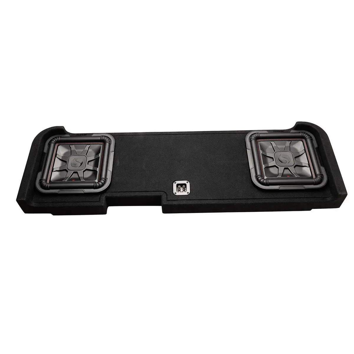 Kicker 51Kgmdl7t122 L7t Custom Fit Dual 12" Subwoofer Down Firing Enclosure, Compatible With Select Sierra Or Silverado 1
