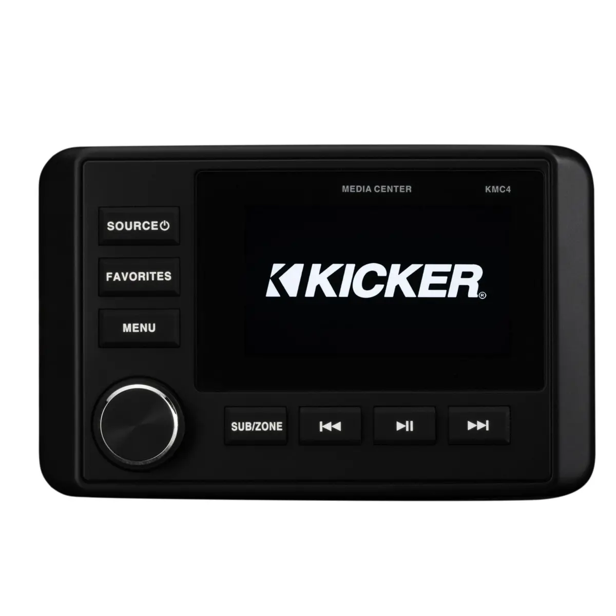 Kicker 51Kmc4 Weather-Resistant Gauge-Style Media Center With Bluetooth 1