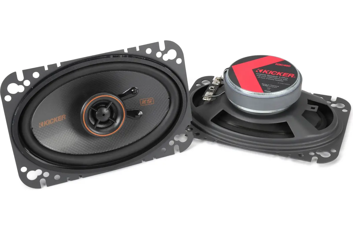 Kicker 51Ksc4604 4X6" 2-Way Coaxial Speakers 1