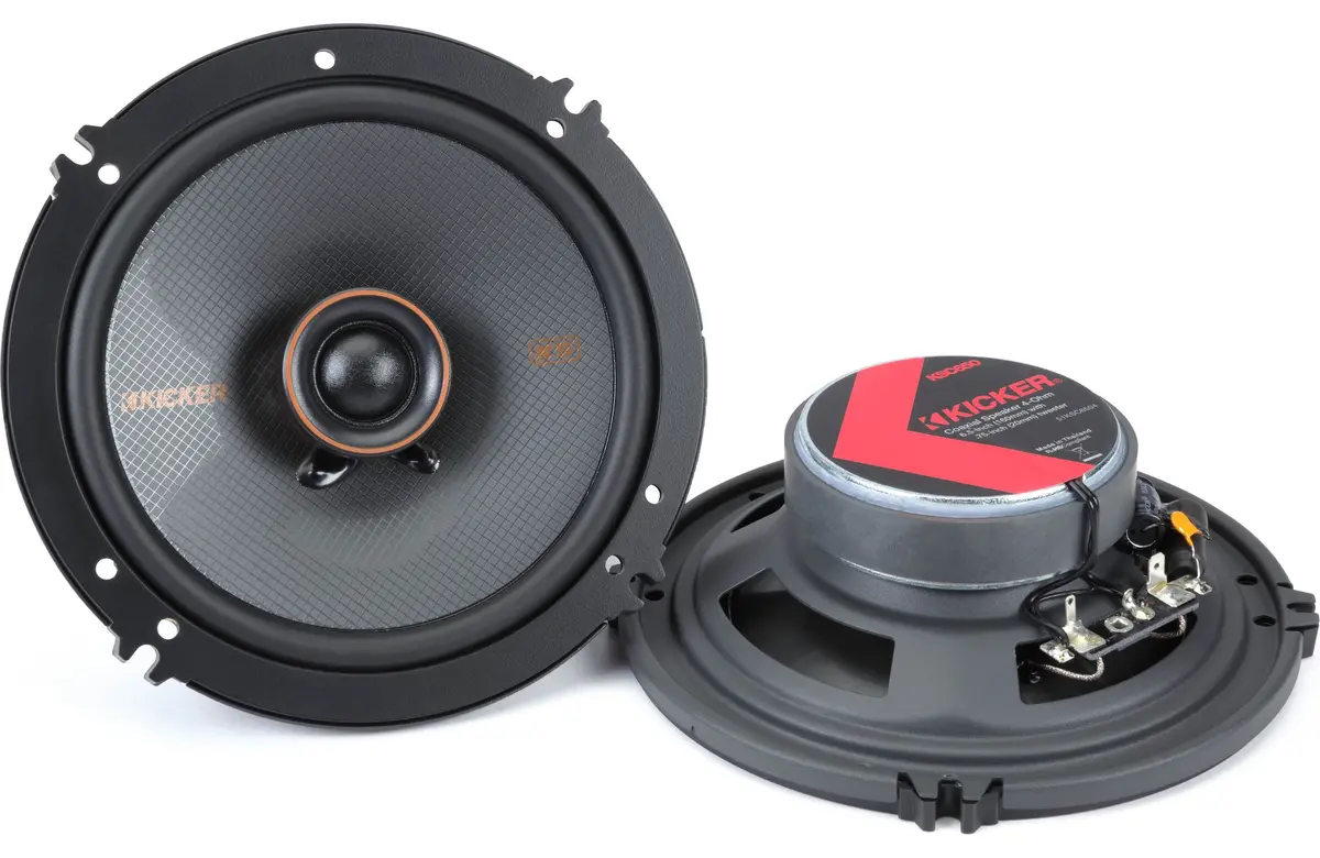 Kicker 51Ksc6504 6.5" 2-Way Coaxial Speakers 1