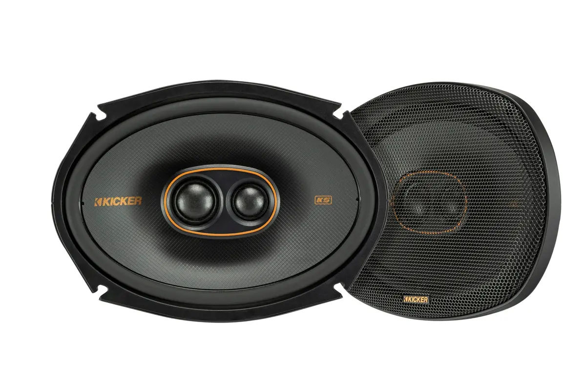 Kicker 51Ksc69304 6X9" 3-Way Triaxial Car Speakers 1