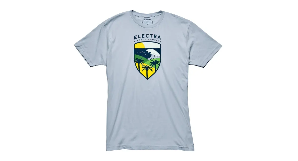 Electra Shirt  Crest Tee Men Light Blue 1