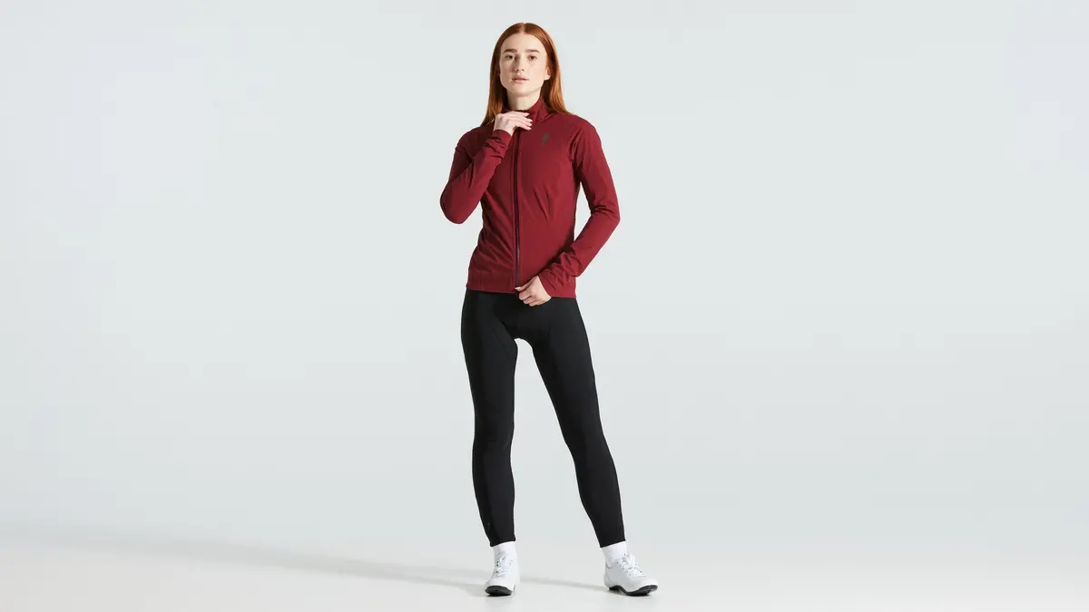 Specialized Women's Rbx Comp Rain Jacket - Maroon L 1