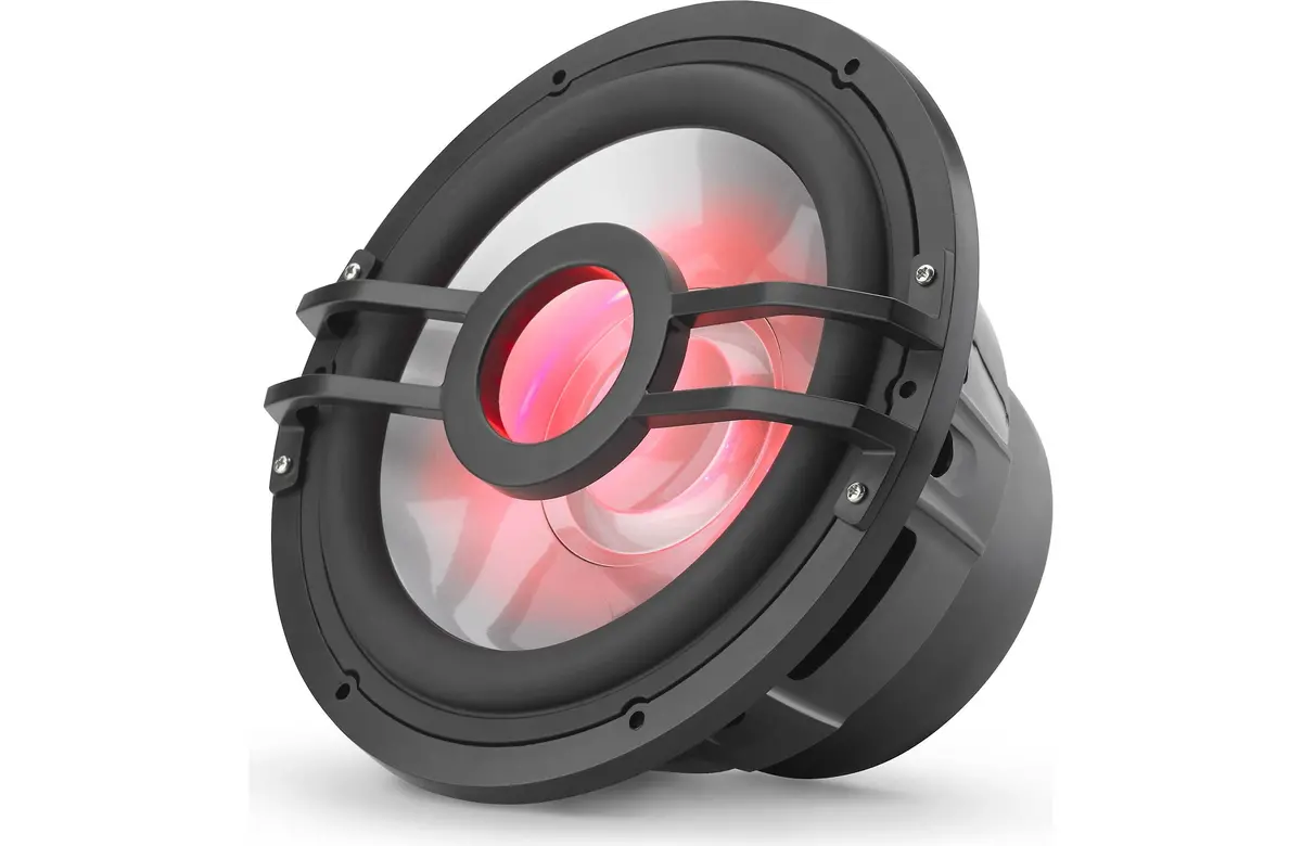 Clarion Cmsp-101Rgb 10-Inch 4-Ohm Infinite Baffle Marine Subwoofer With Rgb Lighting 1