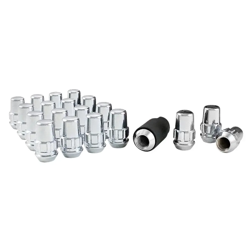 Gorilla Acorn Locking Silver Lug Nuts 1
