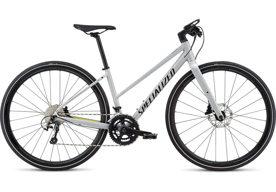 2019 Specialized Sirrus Wmn Elite St Filthy White/Limon/Acid Mint L 1
