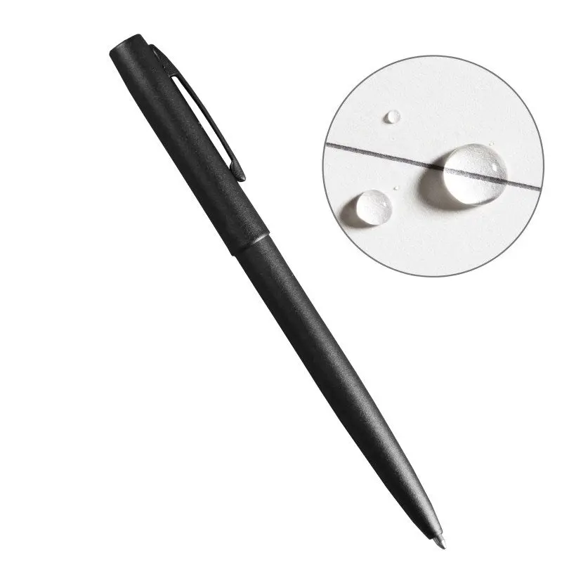 Rite In The Rain Black All Weather Clicker Metal Pen 1