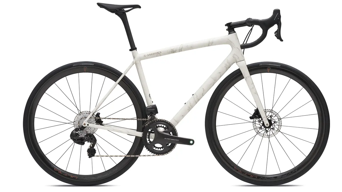 2023 Specialized Aethos S-Works Campagnolo Ltd Satbch/Blkprl 1