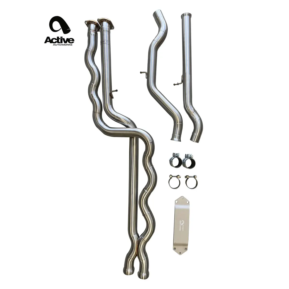 Active Autowerke Equal Length Mid Pipe For Bmw M3/M4 (F8x) 1