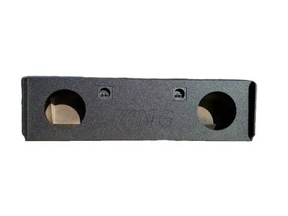 King Boxes Ak-G25-10 Dual 10" Subwoofer Box 14'-18' Silverado/Sierra Crew Cab 1