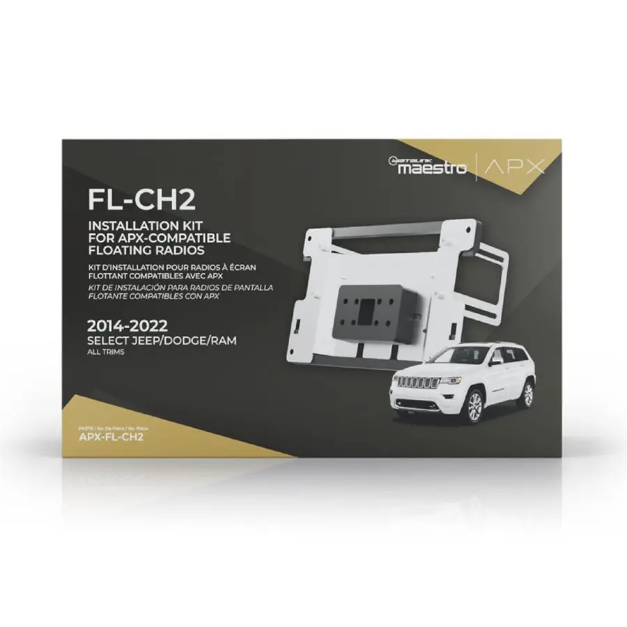 Idatalink Apx-Fl-Ch2 Floating Radio Installation Kit For Select Jeep/Dodge/Ram 1