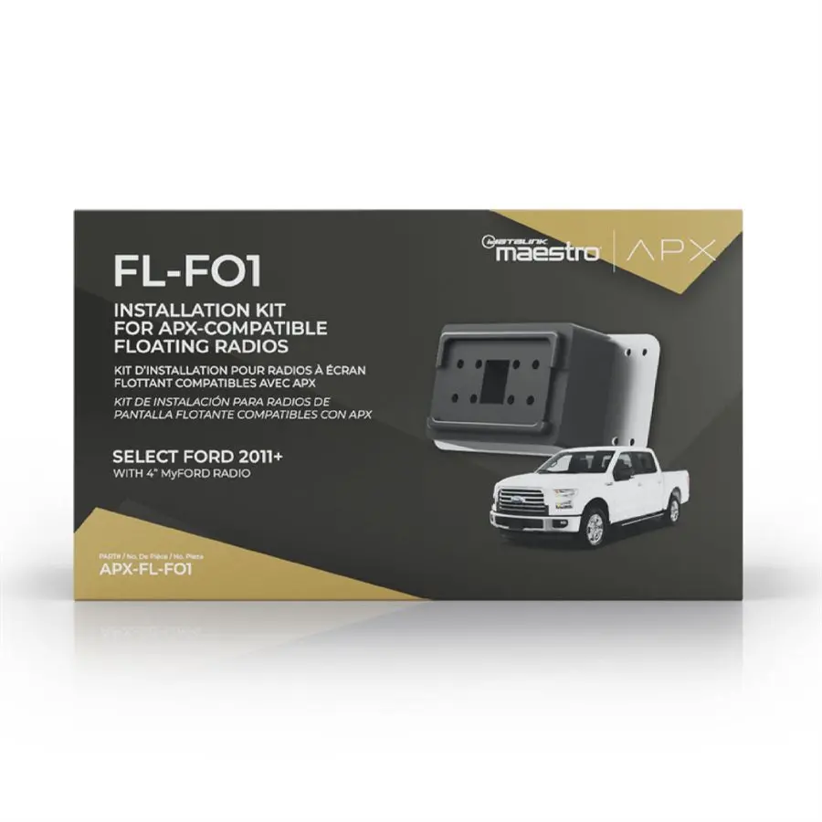 Idatalink Apx-Fl-Fo1 Floating Radio Installation Kit For Select Ford 2011+ 1