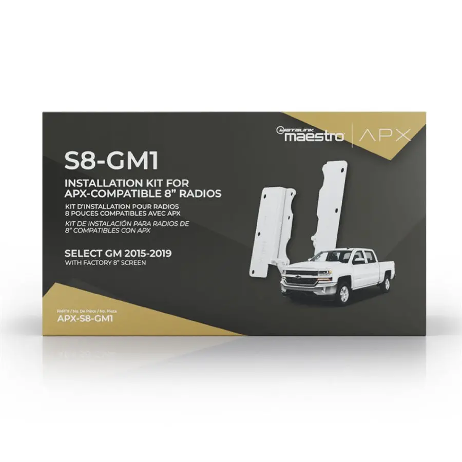 Idatalink Apx-S8-Gm1 Radio Installation Kit For Select Gm Vehicles 1