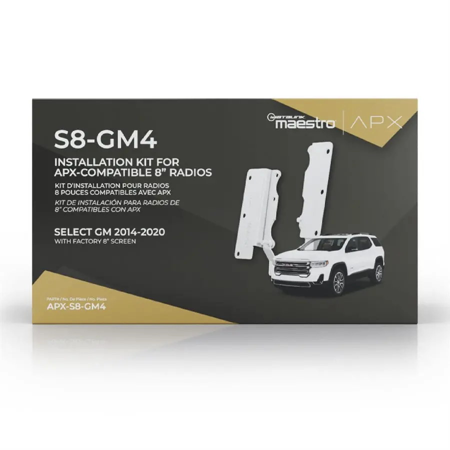 Idatalink Apx-S8-Gm4 Radio Installation Kit For Select Gm Vehicles (Pre-Order) 1