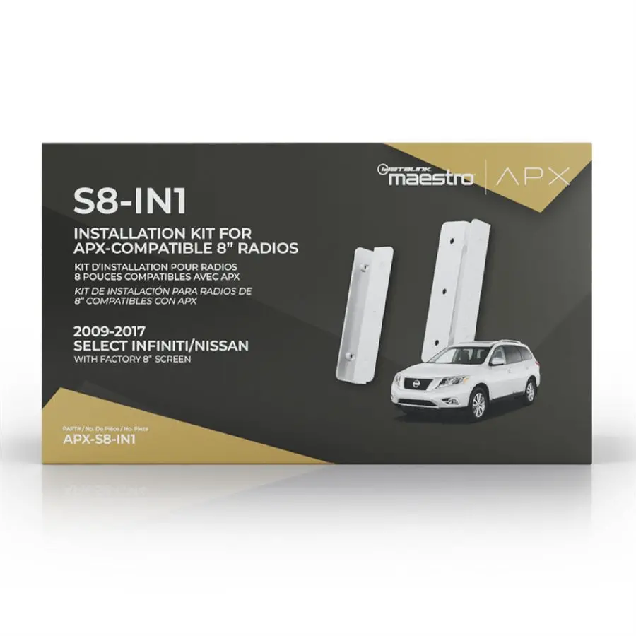 Idatalink Apx-S8-In1 Radio Installation Kit For Select Infiniti And Nissan Vehicles (Pre-Order) 1
