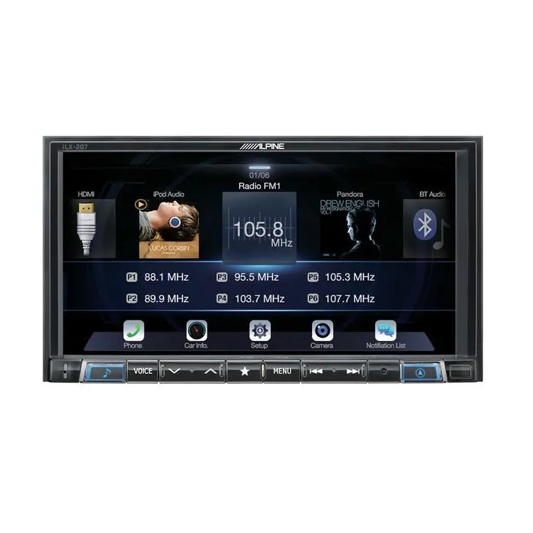 Alpine Ilx-207 Android Auto & Apple Carplay Receiver 1