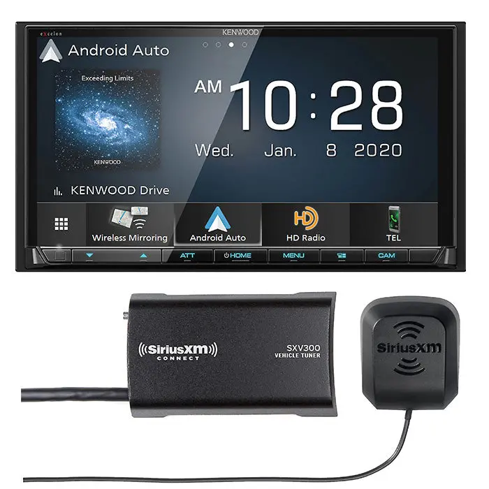 Kenwood Excelon Dmx907s Receiver And Siriusxm Sxv300v2 Tuner 1