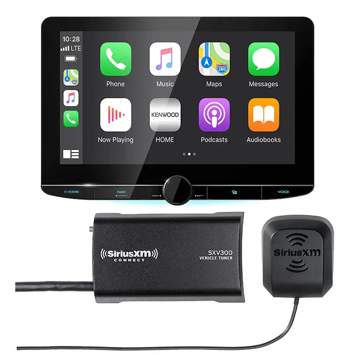 Kenwood Dnr1007xr 10.1" Multimedia Receiver And Sirius Xm Sxv300v2 Tuner 1