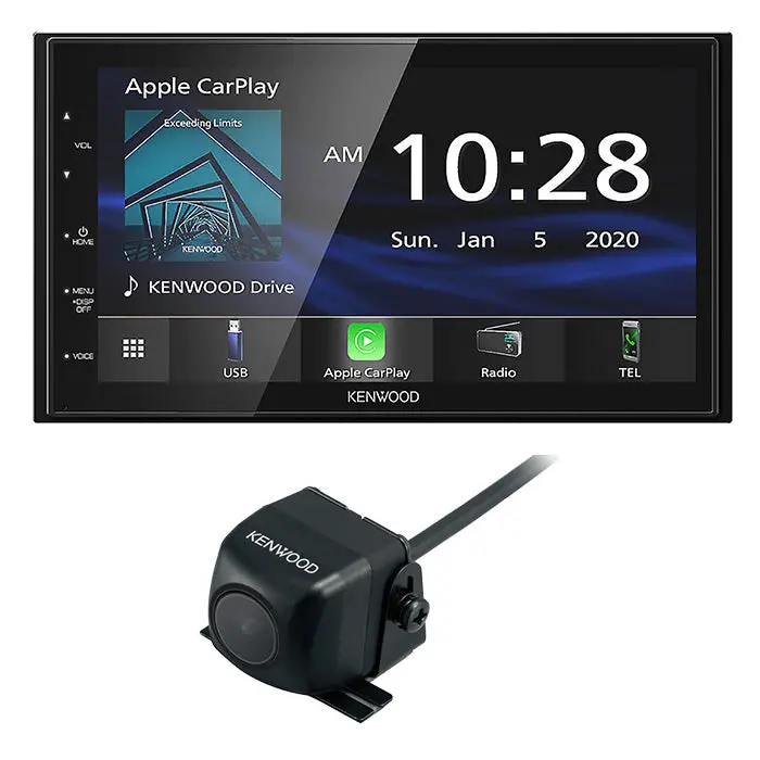 Kenwood Dmx4707s Headunit + Cmos130 Backup Camera Bundle 1