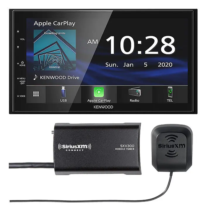 Kenwood Dmx4707s Multimedia Receiver And Siriusxm Sxv300v1 Tuner 1