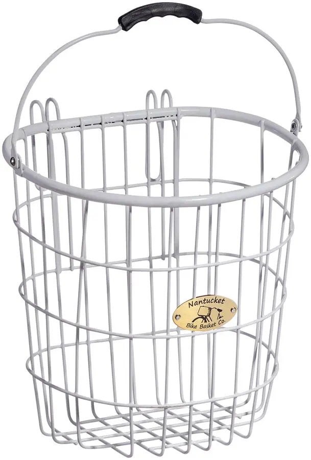 Nantucket Bike Basket Surfside Wire Pannier Basket 1