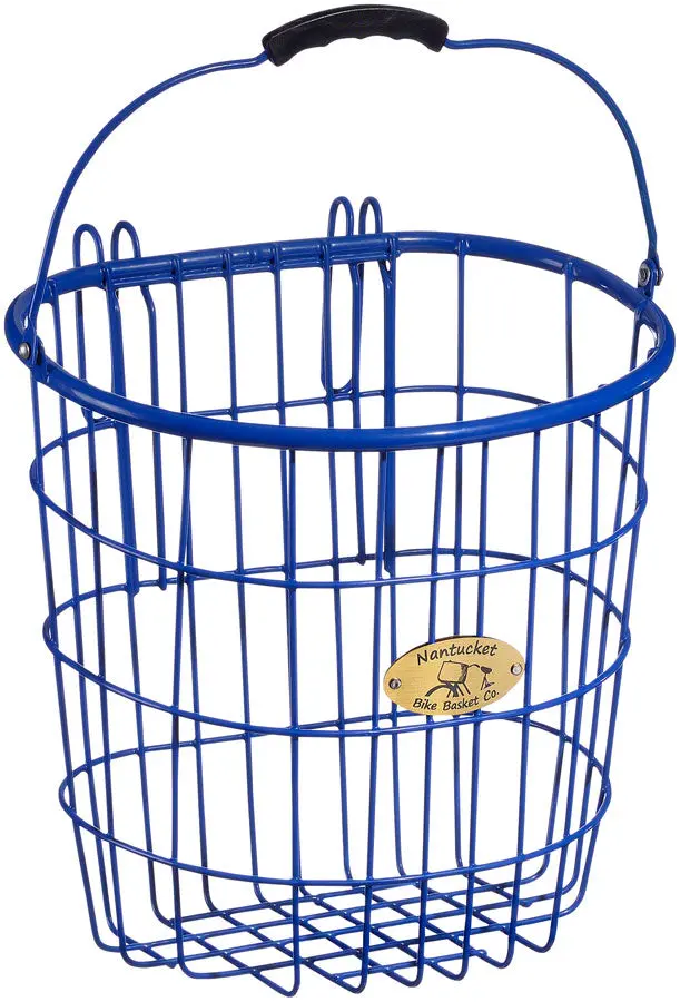 Nantucket Bike Basket Surfside Wire Pannier Basket 2