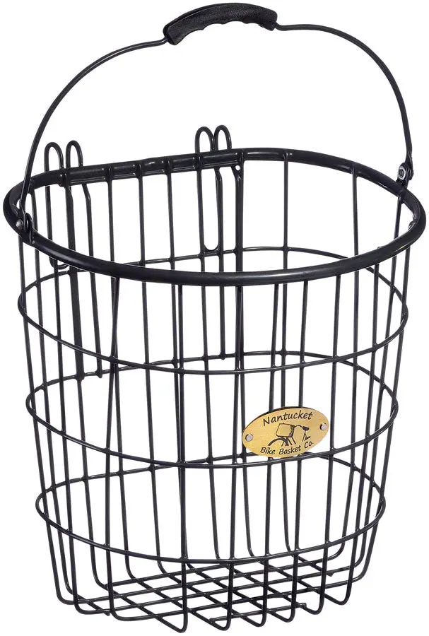 Nantucket Bike Basket Surfside Wire Pannier Basket 3