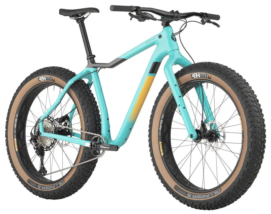 Salsa Mukluk Carbon Xt Fat Bike - Teal 2