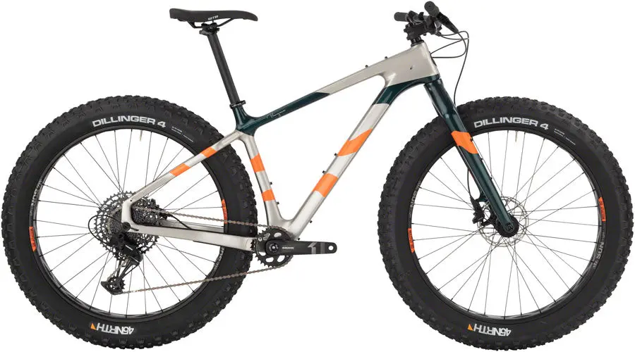 Salsa Beargrease Carbon Sx Eagle Fat Bike - Silver 1