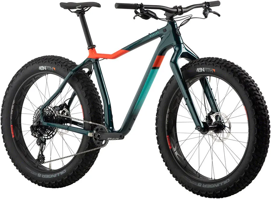 Salsa Mukluk Carbon Nx Eagle Fat Bike - Dark Green 2