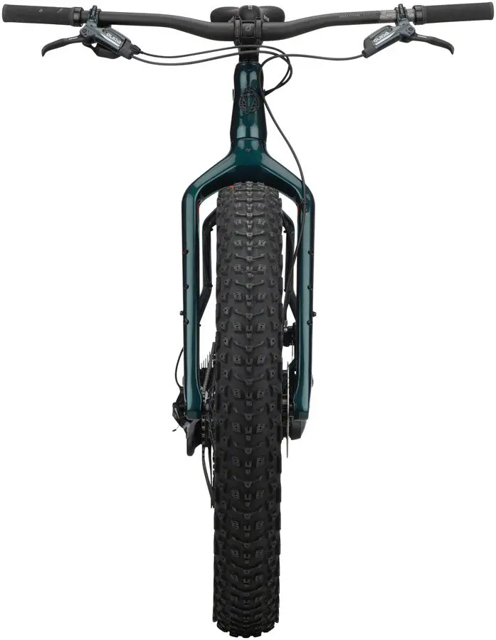 Salsa Mukluk Carbon Nx Eagle Fat Bike - Dark Green 4