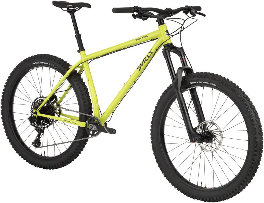 Surly Karate Monkey Front Suspension Bike - Lemon Lime Soda 4