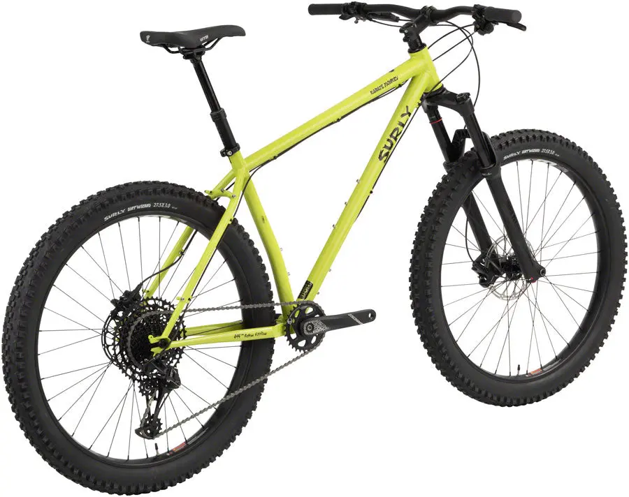 Surly Karate Monkey Front Suspension Bike - Lemon Lime Soda 5