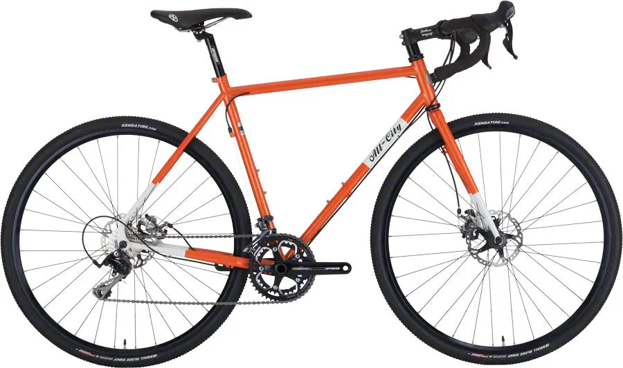 All-City Macho Man Disc 10Spd Orange/White 1