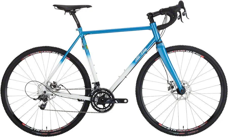 All-City Macho King Bike - Black/Teal Fade 3