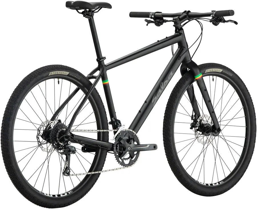 Salsa Journeyman Flat Bar Sora 650 Bike - Black 3