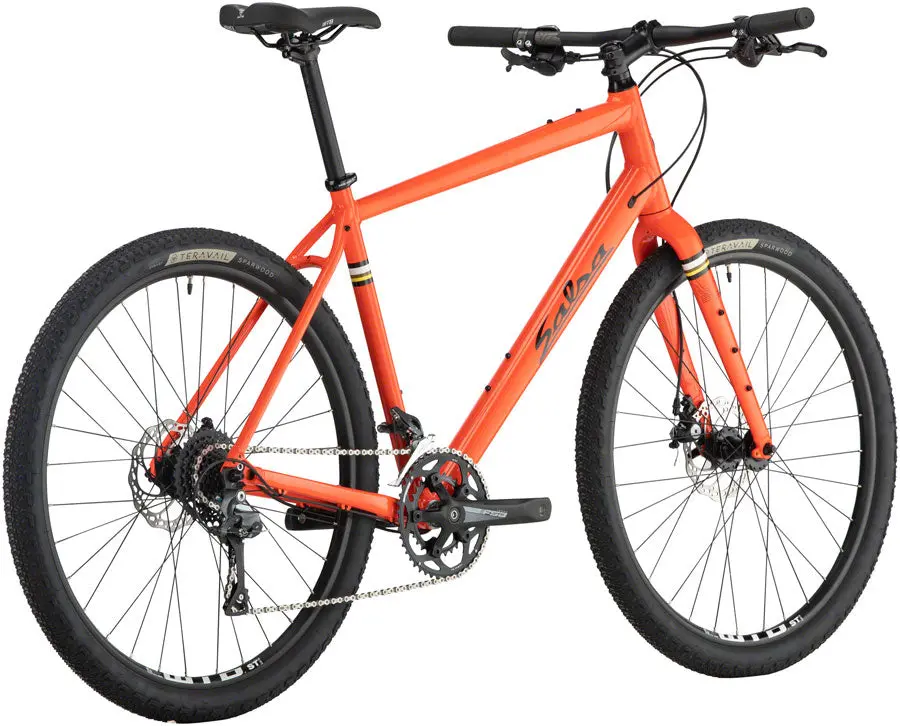 Salsa Journeyman Flat Bar Claris 650 Bike - Orange 3