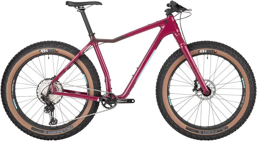 Salsa Mukluk Carbon Xt Fat Bike - Purple 1