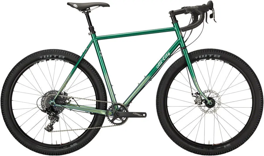 All-City Gorilla Monsoon Bike - Green Fade 1
