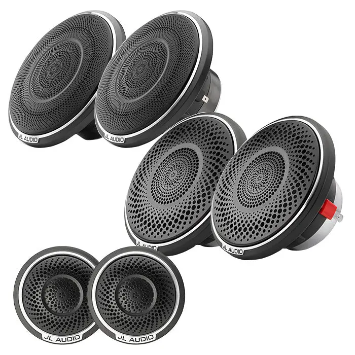 Jl Audio C7 3-Way Kit C7-650Cw 1 Pair + C7-100Ct 1 Pair + C7-350Cm 1 Pair Bundle 1