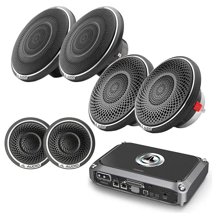Jl Audio C7-650Cw 1 Pair + C7-100Ct 1 Pair + C7-350Cm 1 Pair + Vx600/6I Factory Renewed Amp 1