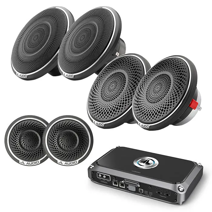 Jl Audio C7-650Cw 1 Pair + C7-100Ct 1 Pair + C7-350Cm 1 Pair + Vx800/8I Amp Bundle 1