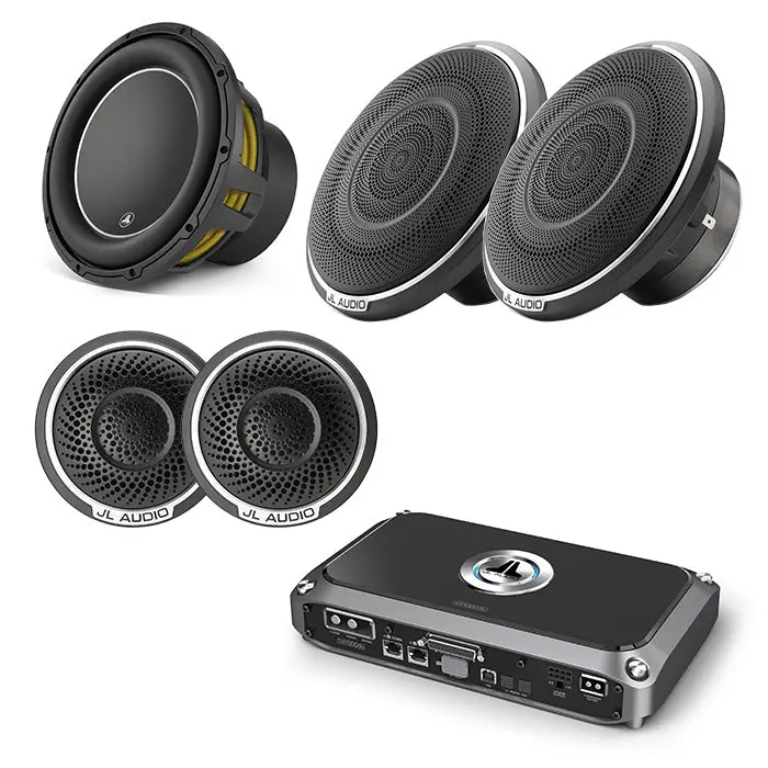 Jl Audio C7-650Cw 1 Pair + C7-100Ct 1 Pair + Vx1000/5I + 12W6v3-D4 Bundle 1