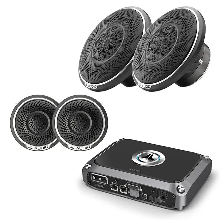 Jl Audio C7-650Cw 1 Pair Woofer And 1 Pair C7-100Ct Tweeter + Vx400/4I Amp Bundle 1