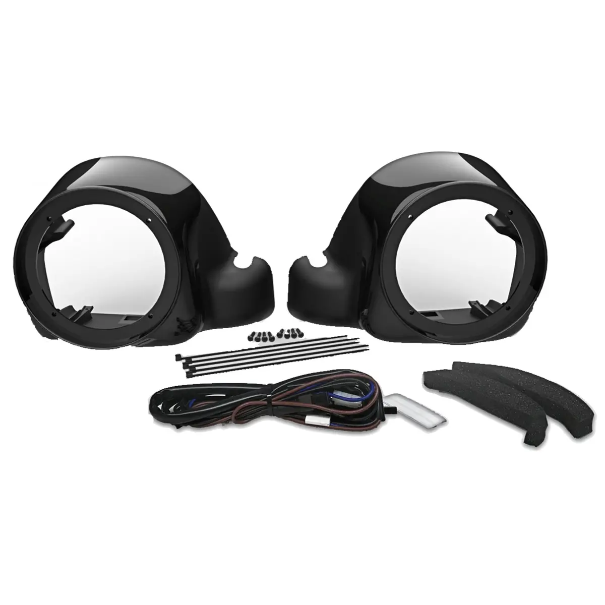 Kenwood Ca-Pod14lc Speaker Pods For Liquid-Cooled Harley-Davidson Touring Motorcycles 1