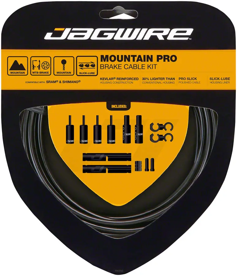 Jagwire Pro Polished Mountain Brake Kit 1