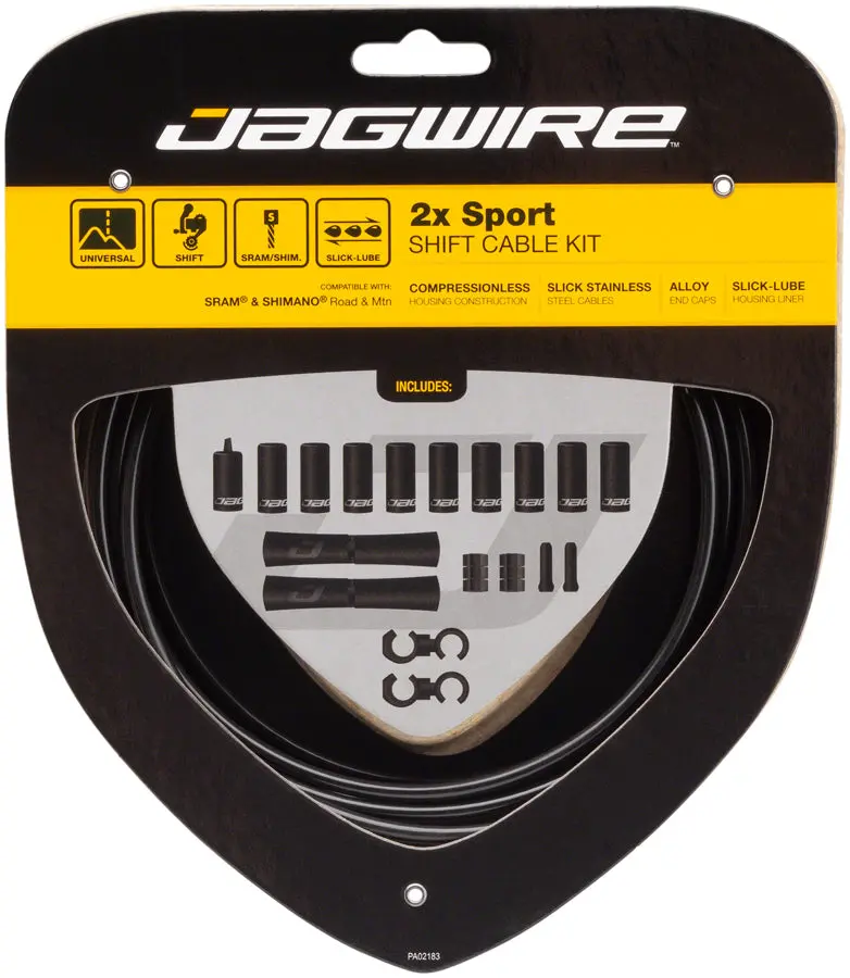 Jagwire 2X Sport Shift Cable Kit 1