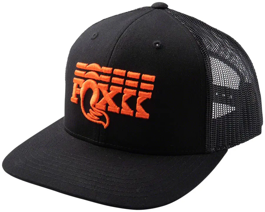 Fox Stacked Flat Brim Trucker Hat 1